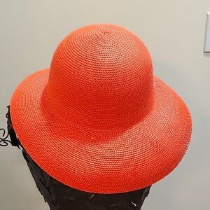 Cool Orange Straw Hat
